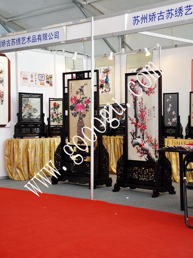 精品蘇繡、現場展出！