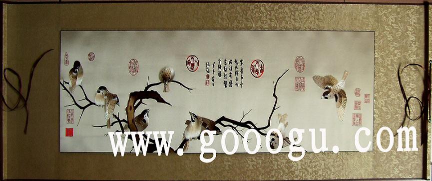 蘇繡畫(huà) 手工刺繡畫(huà)  中國(guó)傳統(tǒng)禮品